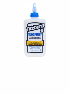 Клей TITEBOND 1123 для дерева влагостойкий прозрачный, II Transparent Premium Wood Glue