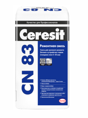 Раствор CERESIT CN 83 ремонтный для полов