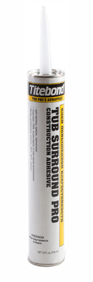 Клей TITEBOND 5221 монтажный повышенной влагостойкости, Белая туба, Tub Kit Surround