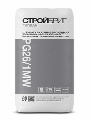 Штукатурка универсальная ГИПЛАН PG26/1MW